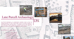 Desktop Screenshot of lanepurcellarchaeology.ie