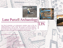 Tablet Screenshot of lanepurcellarchaeology.ie